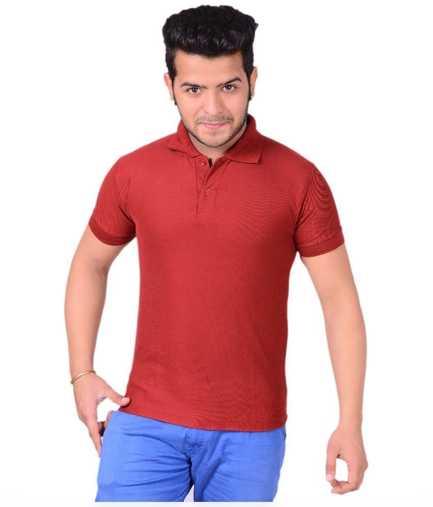 maroon polo shirt school