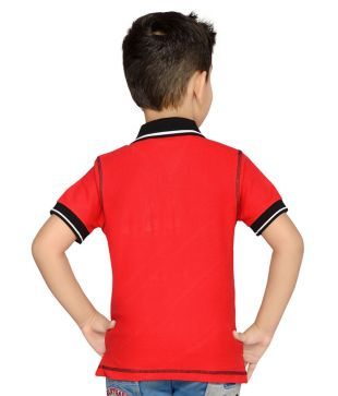 Greenwich Red Black Half Sleeves T Shirt For Boys Buy Greenwich Red Black Half Sleeves T Shirt For Boys Online At Low Price Snapdeal