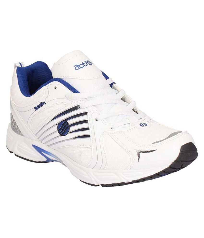 Action White Running Shoes - Buy Action 