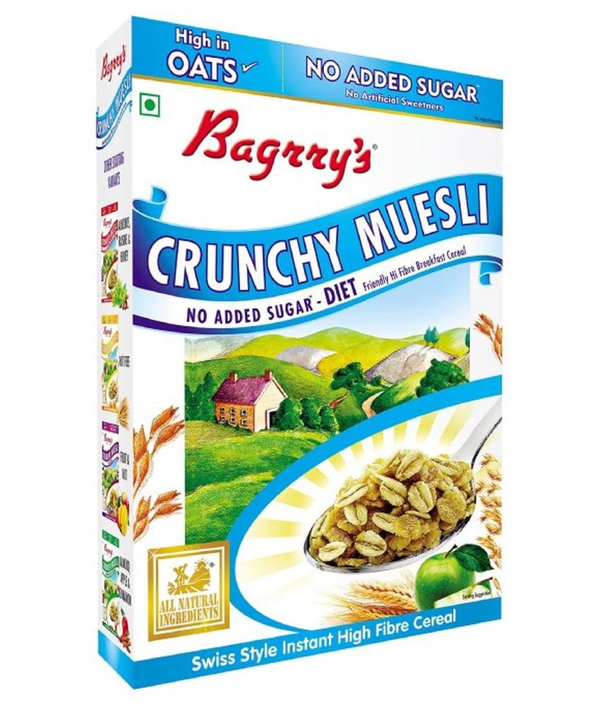 Bagrrys Crunchy Muesli No Added Sugar Box 400 g Buy Bagrrys Crunchy