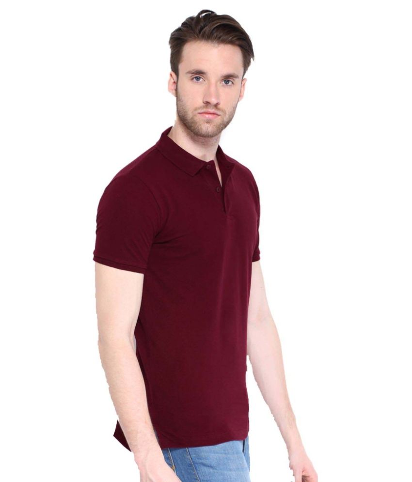 Concepts Maroon Polo T Shirts - Buy Concepts Maroon Polo T Shirts ...