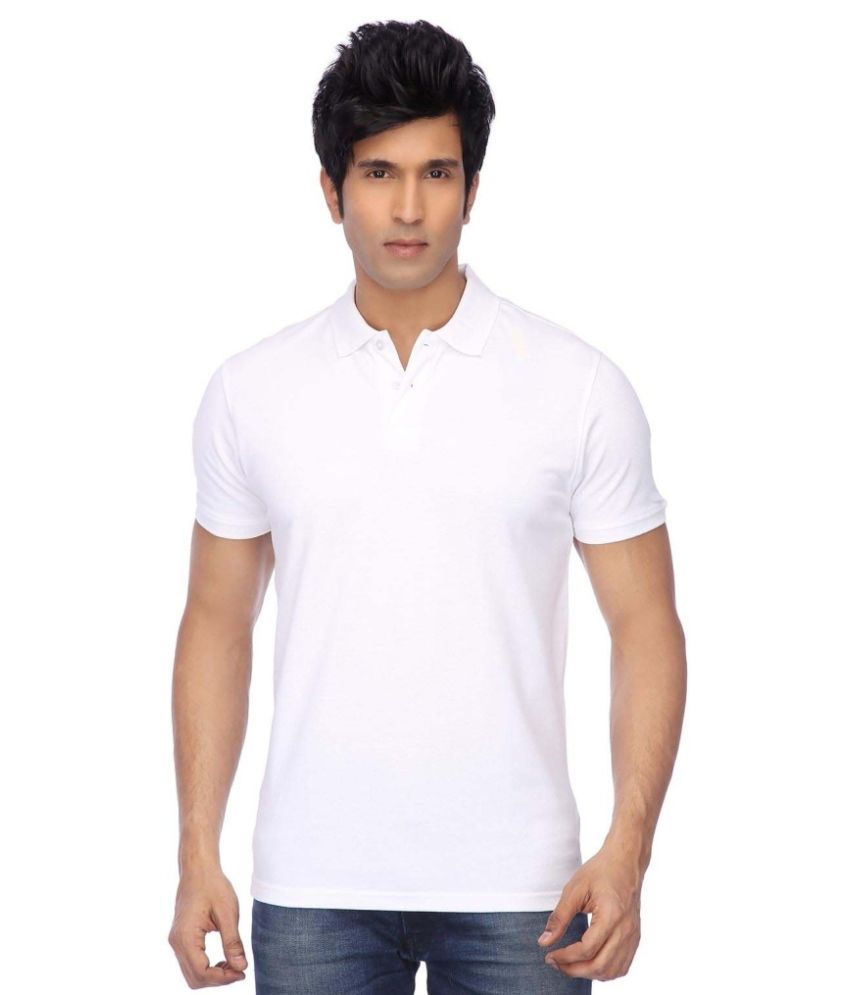     			Concepts White Polo T Shirts