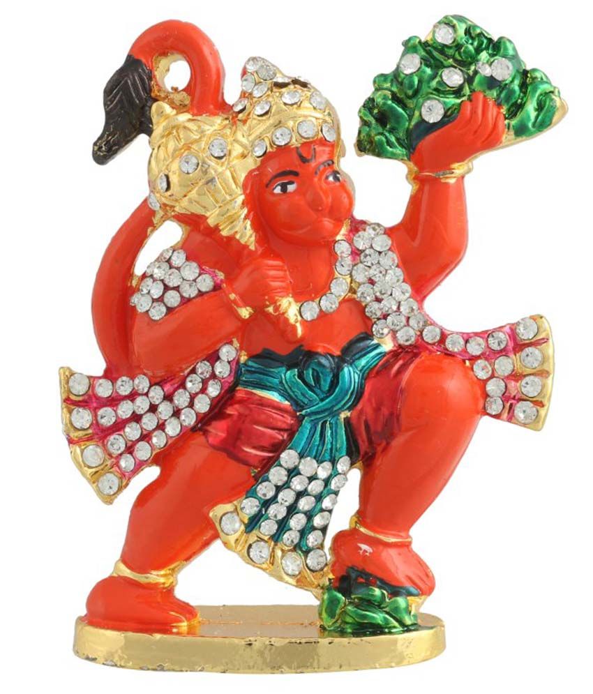     			Divine Gifts & Artificial Jewellery Brass Hanuman Idol