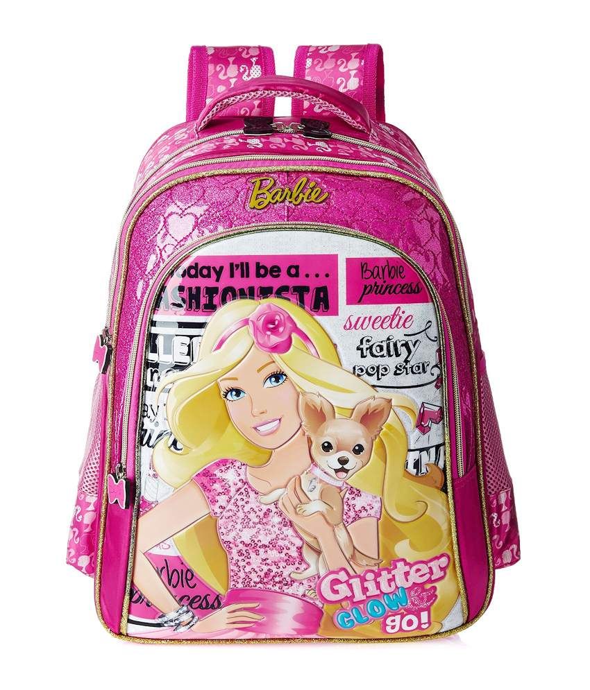 barbie school bag