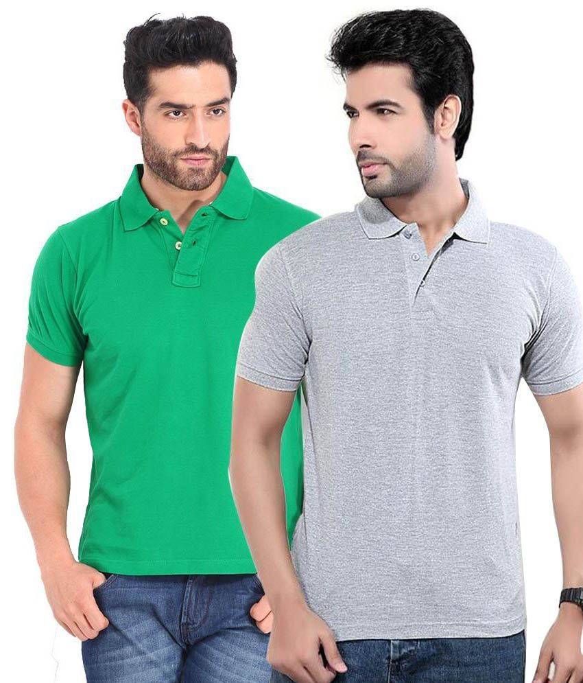     			Concepts Multicolor Polo T Shirts Pack of 2