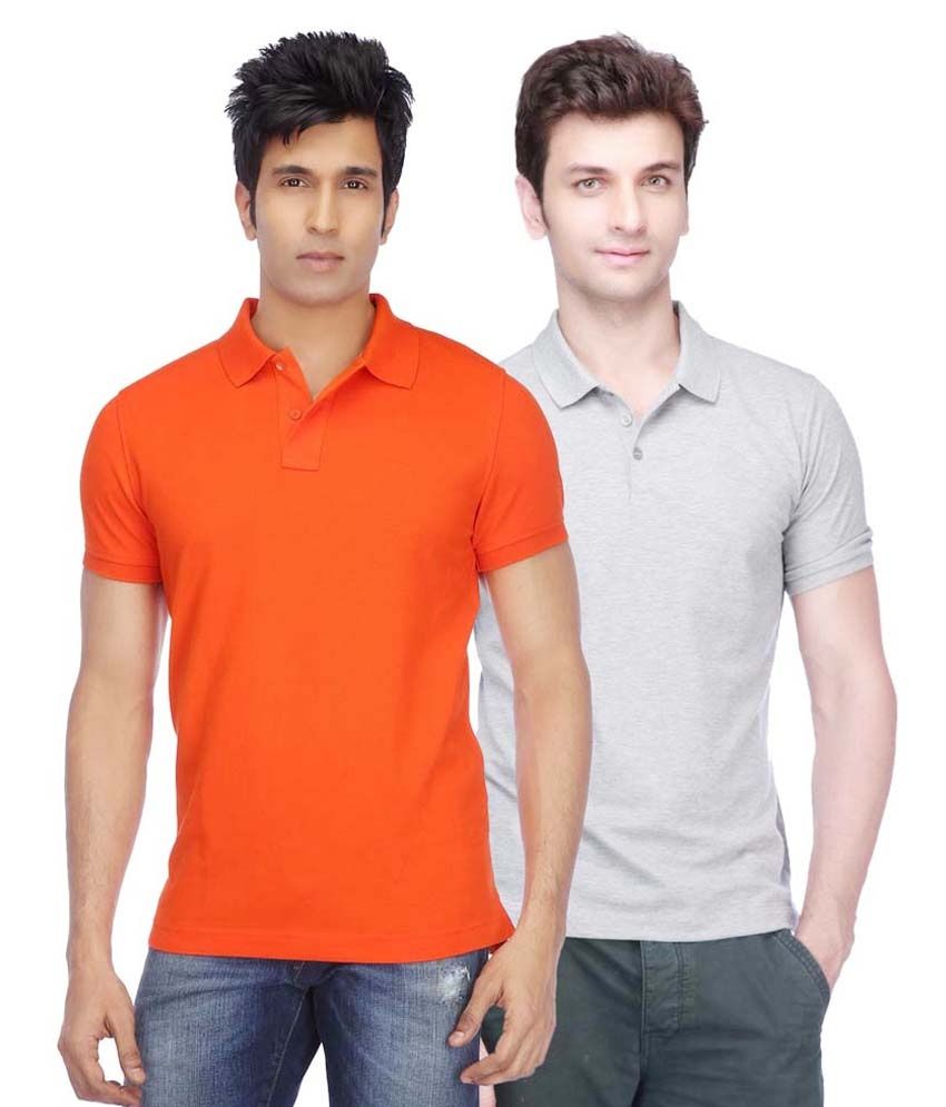     			Concepts Multicolor Polo T Shirts Pack of 2