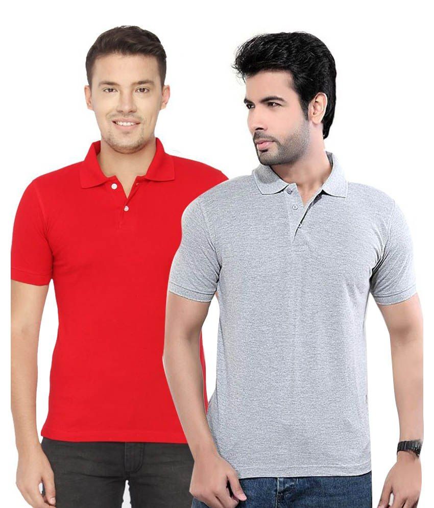     			Concepts Multicolor Polo T Shirts Pack of 2