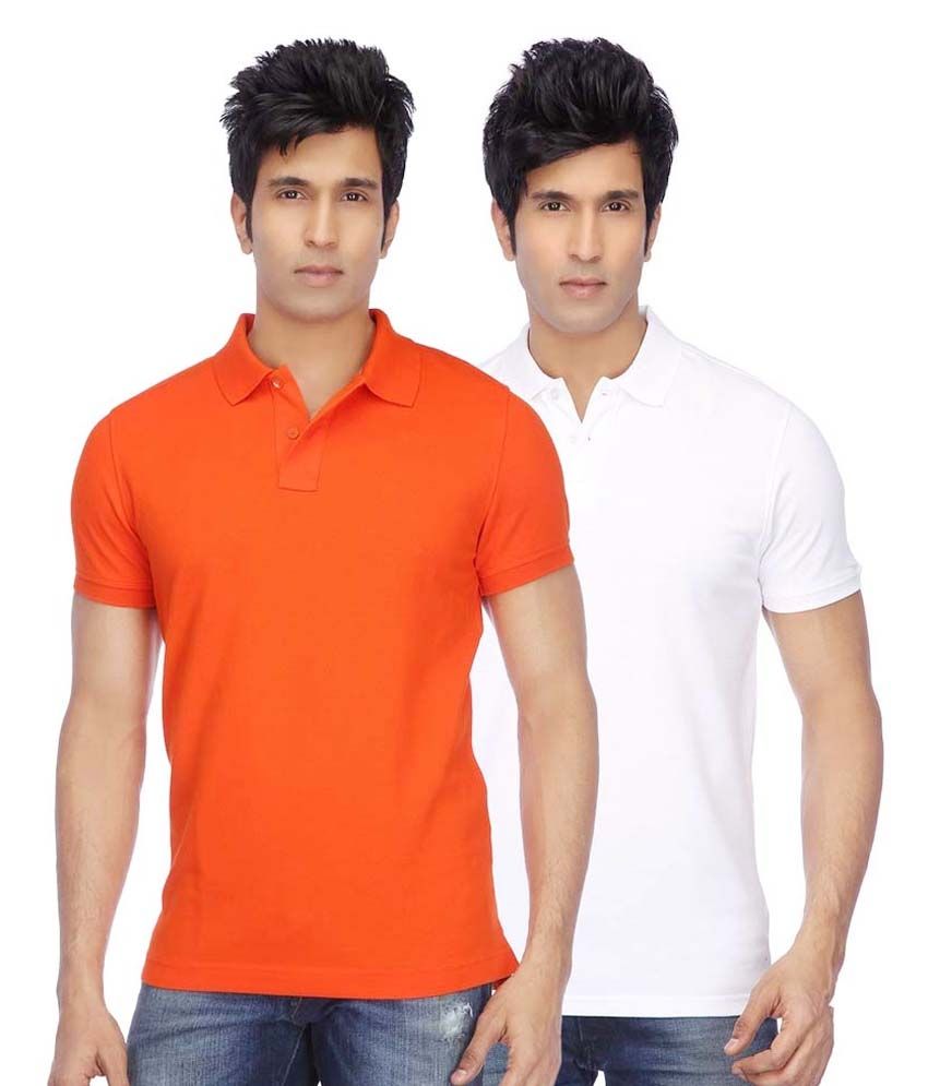     			Concepts Multicolor Polo T Shirts Pack of 2