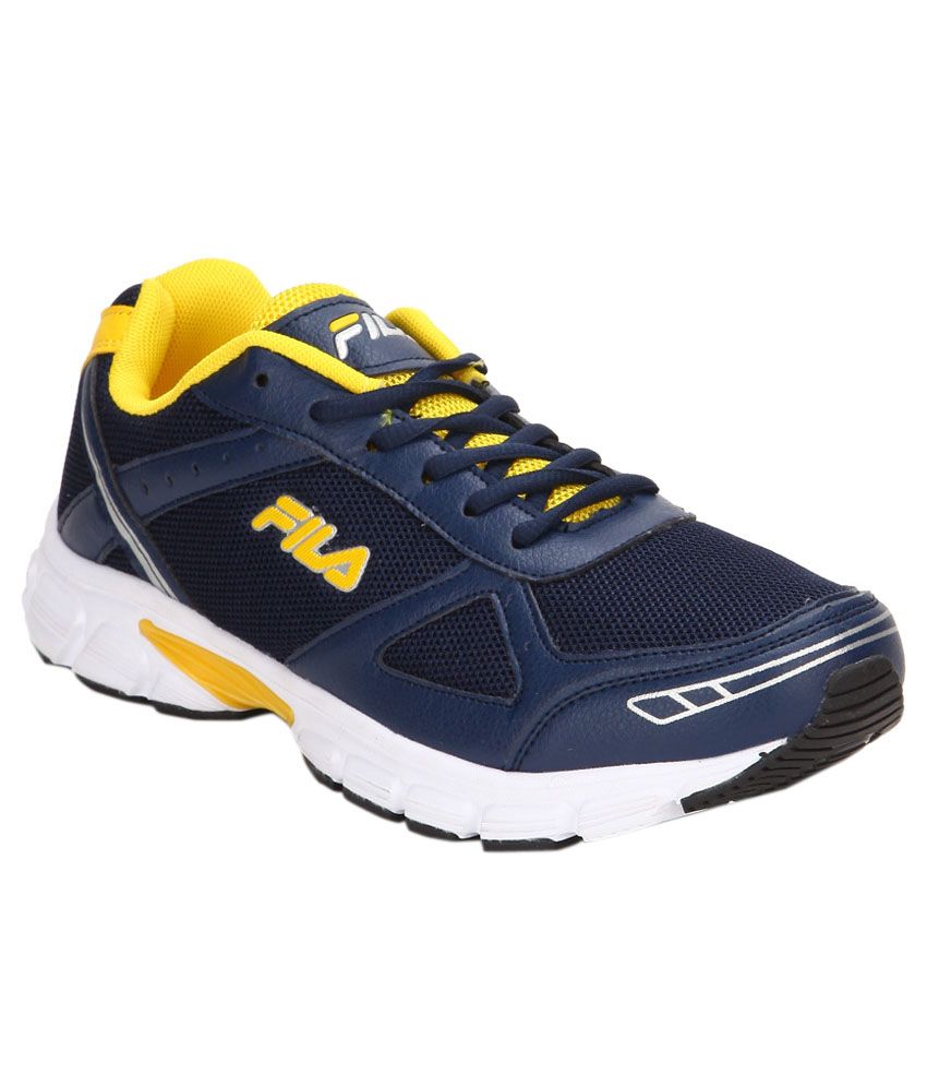 fila blue sports shoes