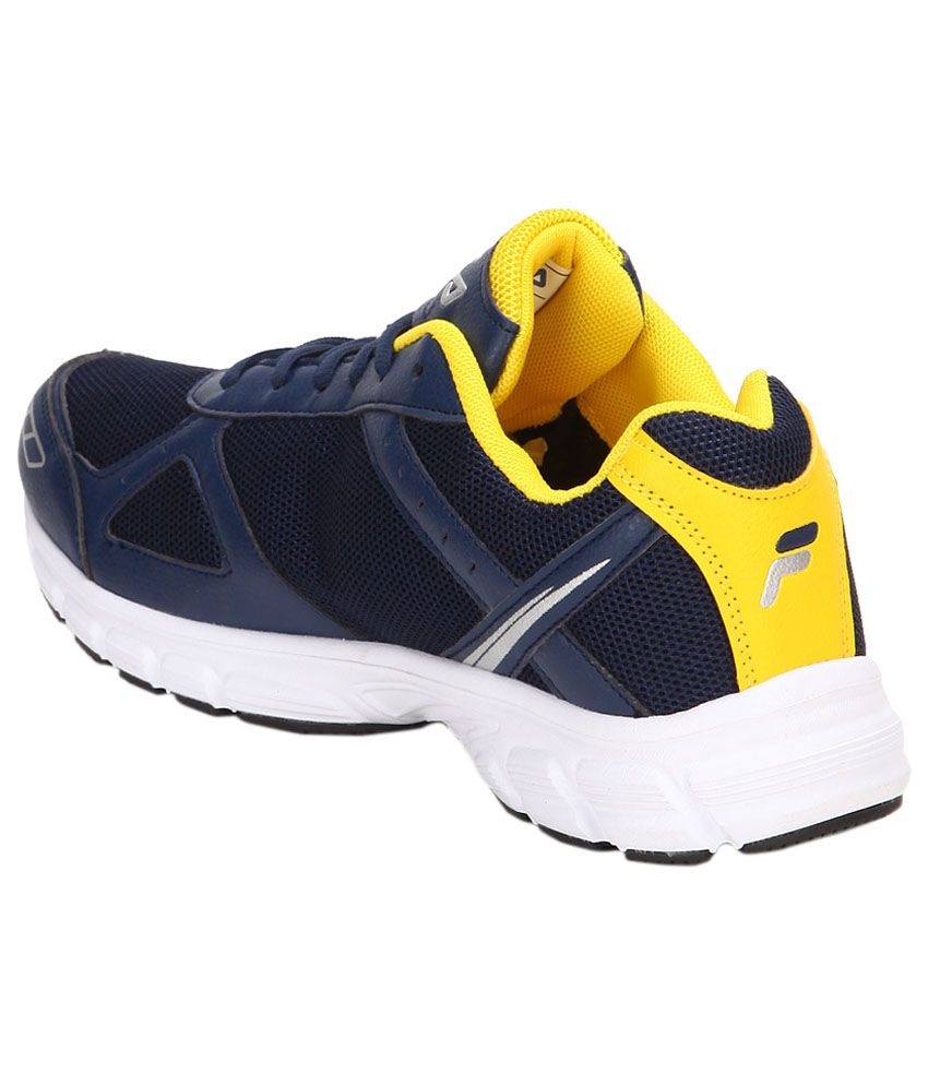 fila blue running shoes