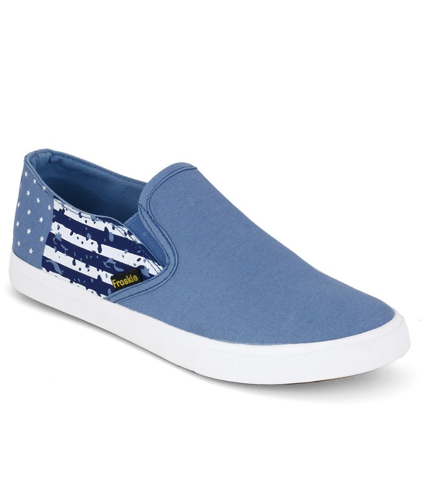 Froskie Blue Canvas Shoes - Buy Froskie 