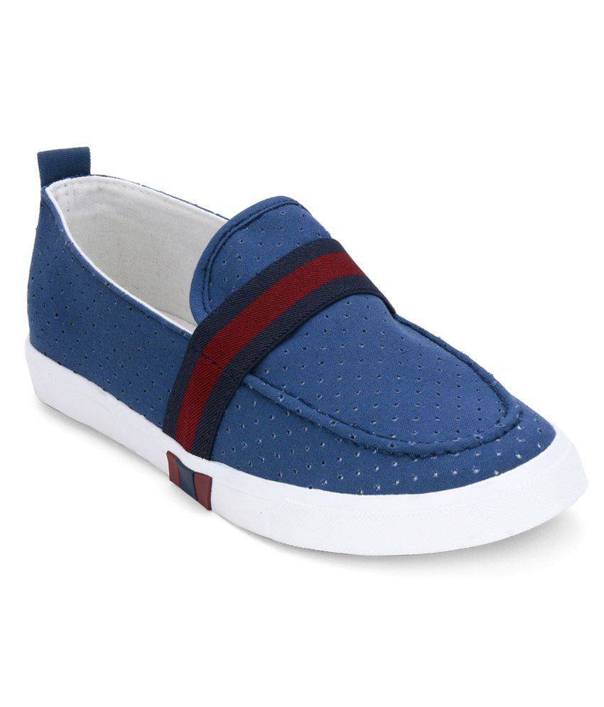 Froskie Blue Canvas Shoes - Buy Froskie Blue Canvas Shoes Online at ...