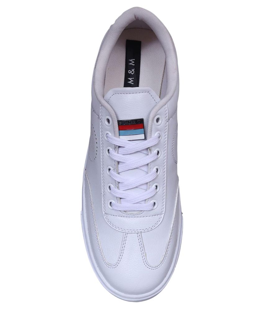 M & M Lifestyle White Casual Shoes - Buy M & M Lifestyle White Casual ...