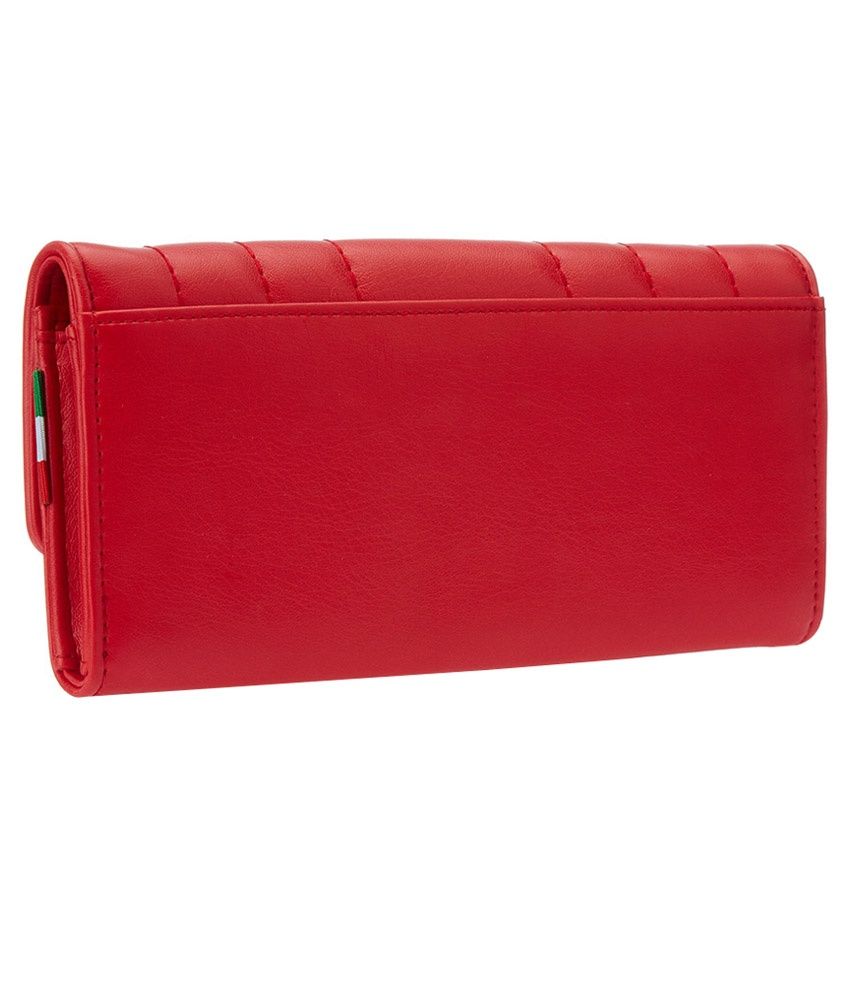 puma red wallet