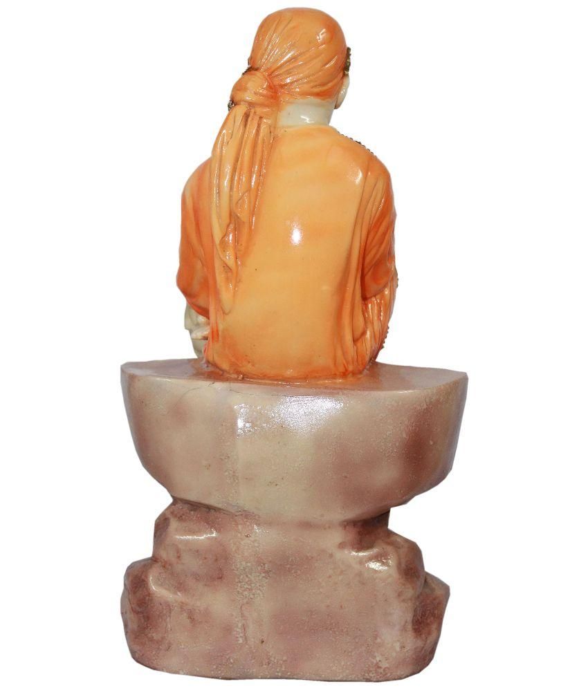 Odishabazaar Yellow Lord Saibaba Statue Idol: Buy Odishabazaar Yellow ...