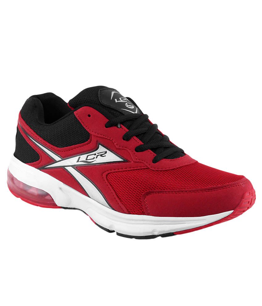 lancer shoes red colour