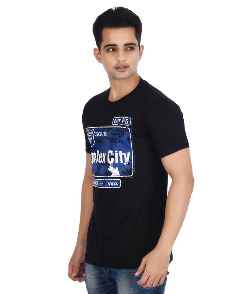 attitude t shirt black