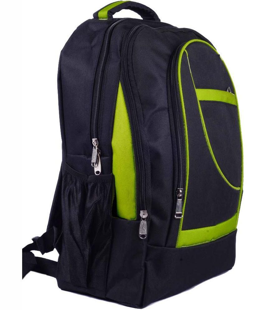Sk bags Black Polyester Backpack - Buy Sk bags Black Polyester Backpack ...