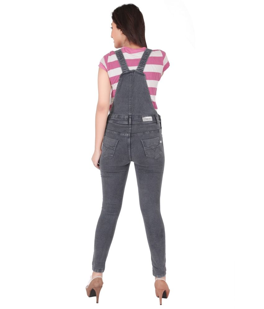 FCK3 Gray Denim Jumpsuits Buy FCK3 Gray Denim Jumpsuits Online at