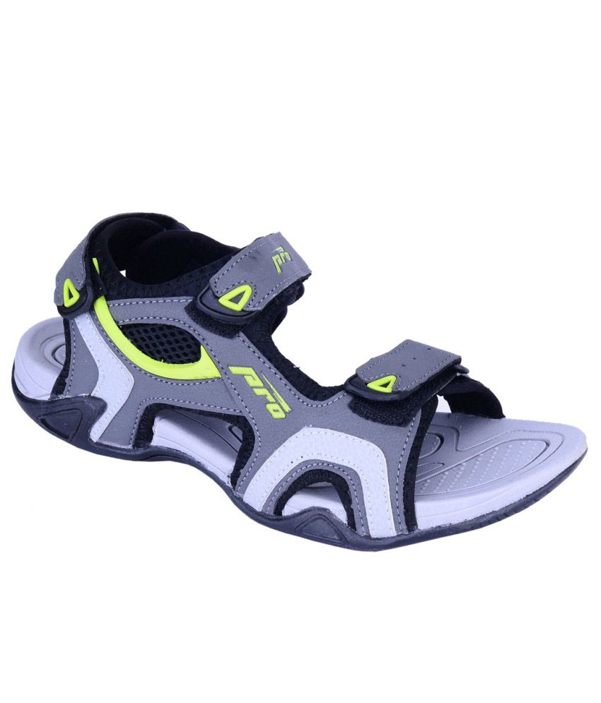 Khadim's Pro Gray Floater Sandals - Buy 