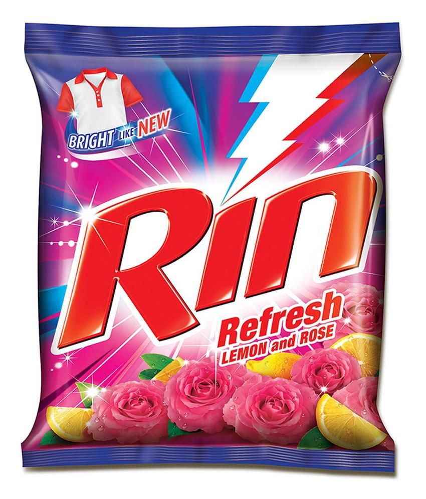 Rin Refresh Lemon and Rose Detergent Powder 1 kg: Buy Rin ...