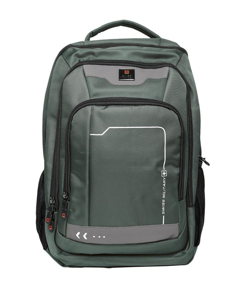 Swiss Military Grey Nylon LBP9 Backpack Buy Swiss Military Grey Nylon