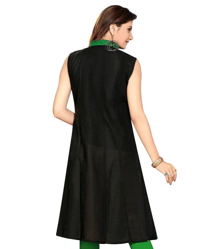 kurti design in black