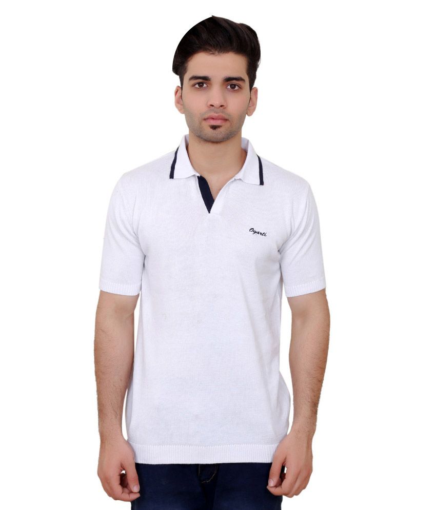 Ogarti White Polo T Shirts - Buy Ogarti White Polo T Shirts Online at ...