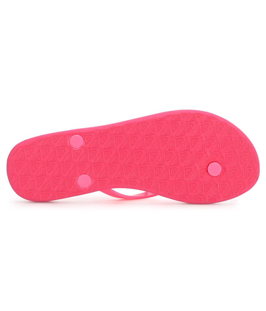 Roxy Pink Flip Flops Price in India- Buy Roxy Pink Flip Flops Online at Snapdeal