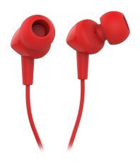 JBL C100SI In Ear Wired Earphones With Mic Red