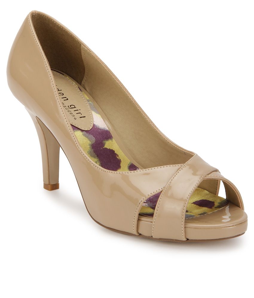 steve madden beige strappy heels