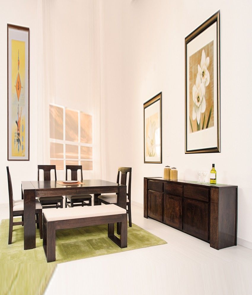 Hauslife Madison Solid Wood 6 Seater Dining Set Hauslife Madison Solid Wood 6 Seater Dining Set