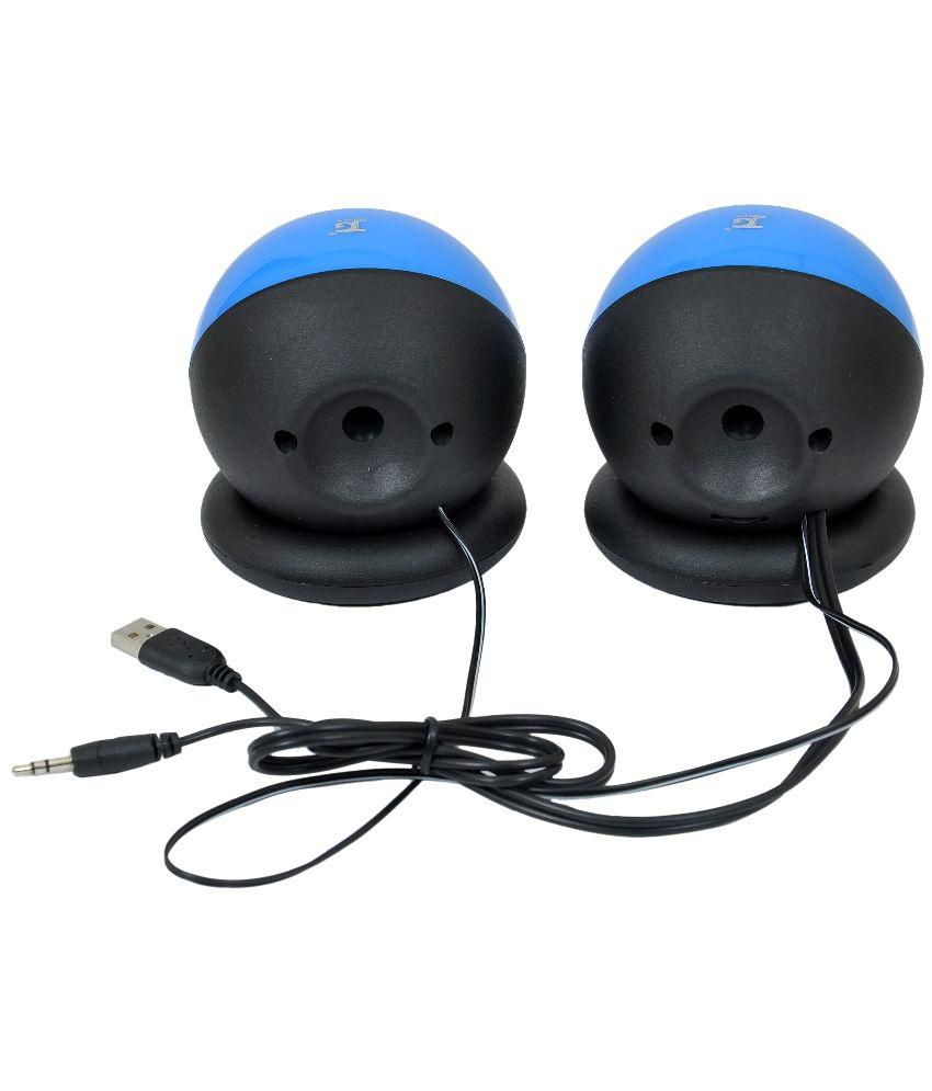 Buy Tacgears WSPK-008 2.0 Desktop Speakers - Blue Online at Best Price ...