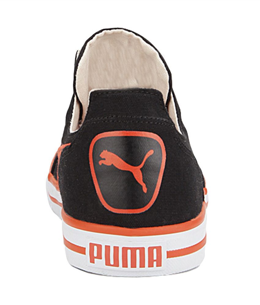 puma black shoes without laces