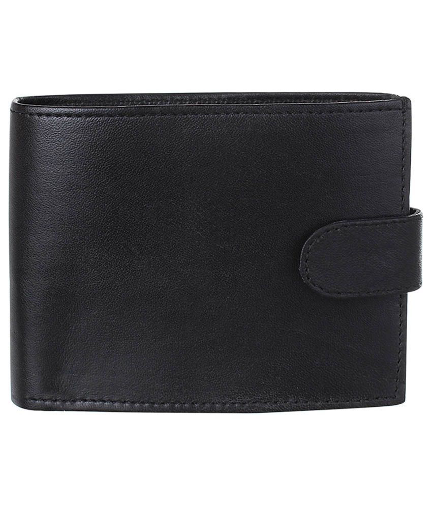 Indian Fashion Black Leather Regular Wallet for Men: Buy Online at Low ...