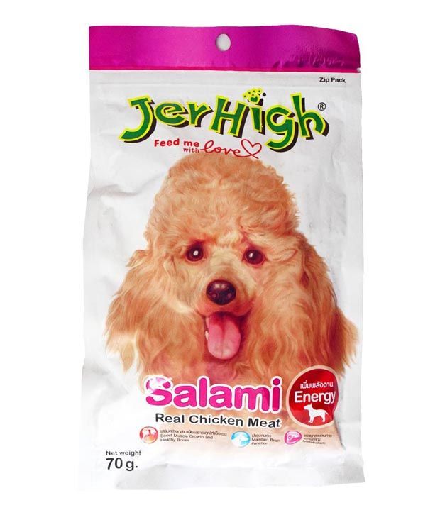 JerHigh Salami Dog Treat 70 g (Pack of 3) Buy JerHigh Salami Dog Treat 70 g (Pack of 3) Online