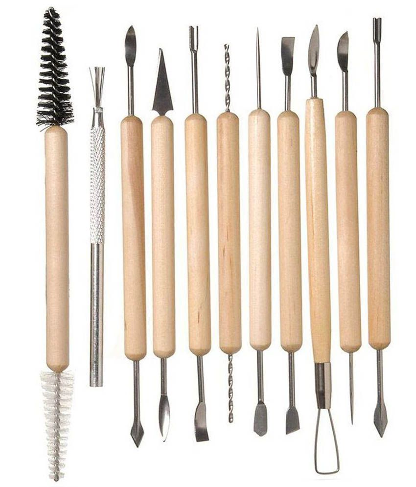     			Inventive 11 Piece Pottery and Clay Modelling Tool Sculpture Set