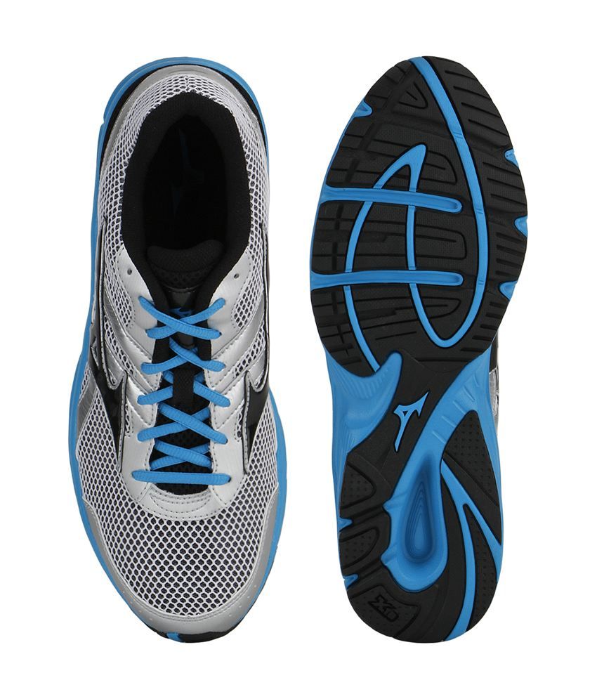 Mizuno Spark Running Shoes (White / Black / Atomic Blue) Buy Mizuno