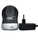 Power Smart Battery Charger for Sony NPF970 Digi Camcorder - Silver and Black