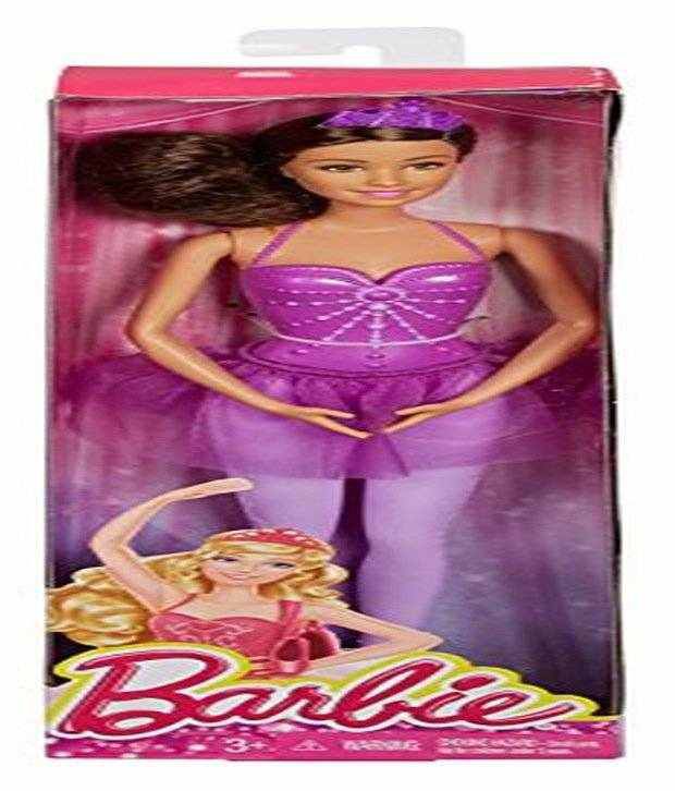 barbie fairytale ballerina doll purple