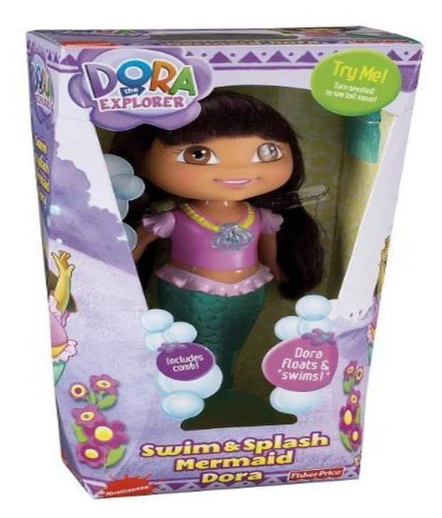 Dora The Explorer Swim And Splash Mermaid Dora - Buy Dora The Explorer ...