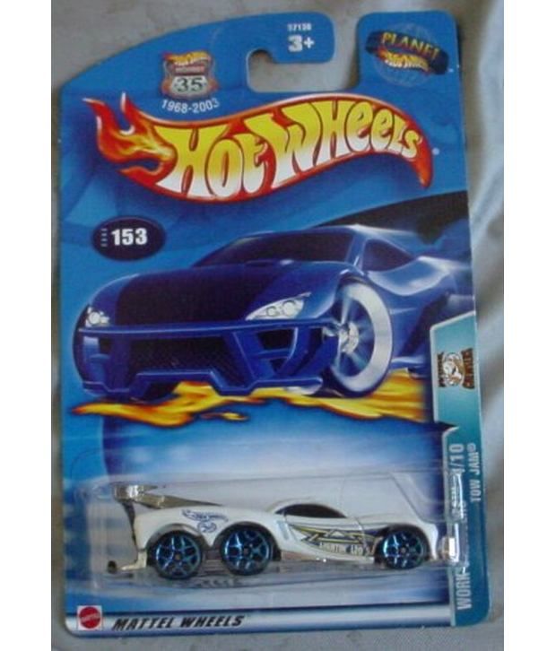 Hot Wheels 2003 Work Crewsers Tow Jam 4/10 WHITE #153 1:64 Scale - Buy ...