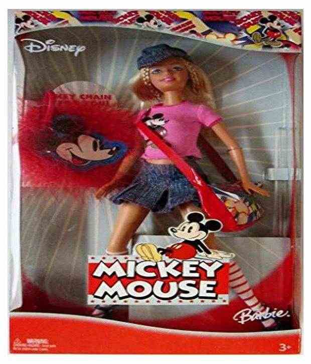 mickey mouse barbie doll