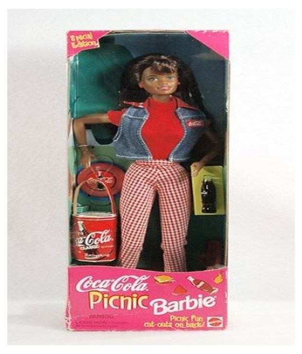 barbie coca cola picnic special edition doll 1997