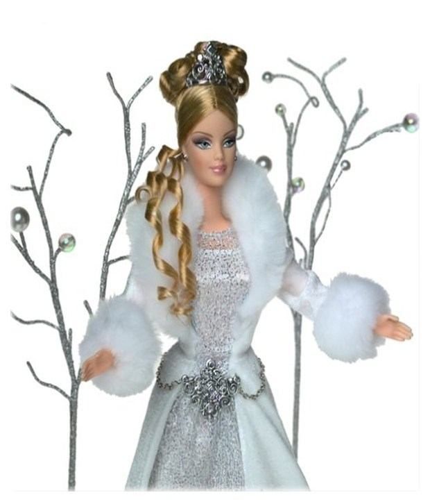 winter fantasy barbie value