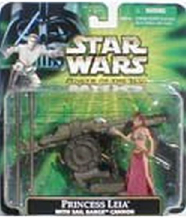 Hasbro Star Wars Potf Princess Leia With Barge Cannon Action Figure for sale online 