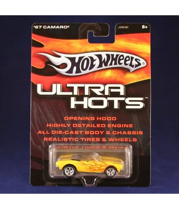 Hot Wheels '67 Camaro Ultra Hots Diecast Car - Yellow Collectible Toy - View #3