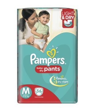 pampers medium size diaper pants