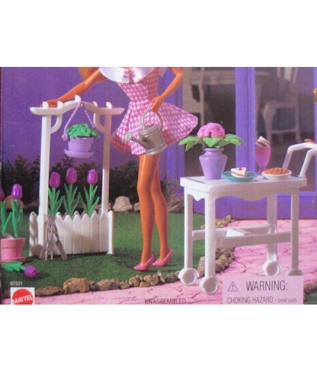 barbie garden furniture