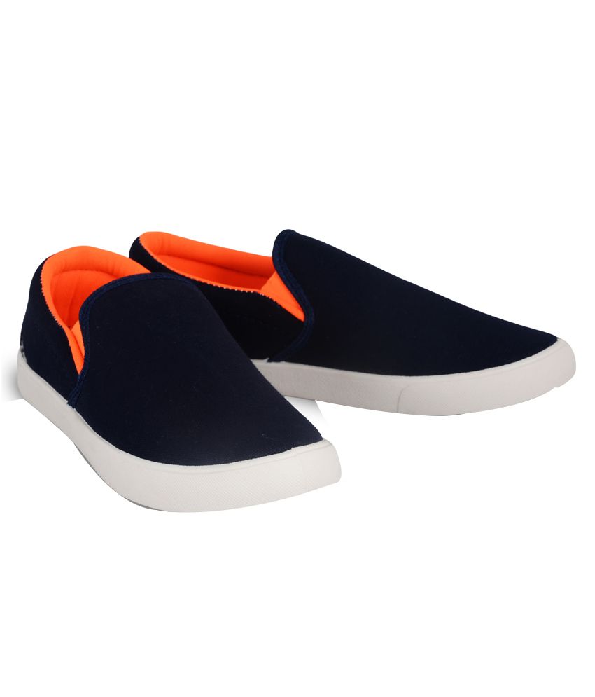 Shreshth Blue Slip-on Shoes - Buy Shreshth Blue Slip-on Shoes Online at ...
